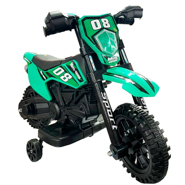 MONTABLE ELECTRICO MOTO DE CARRERAS VERDE