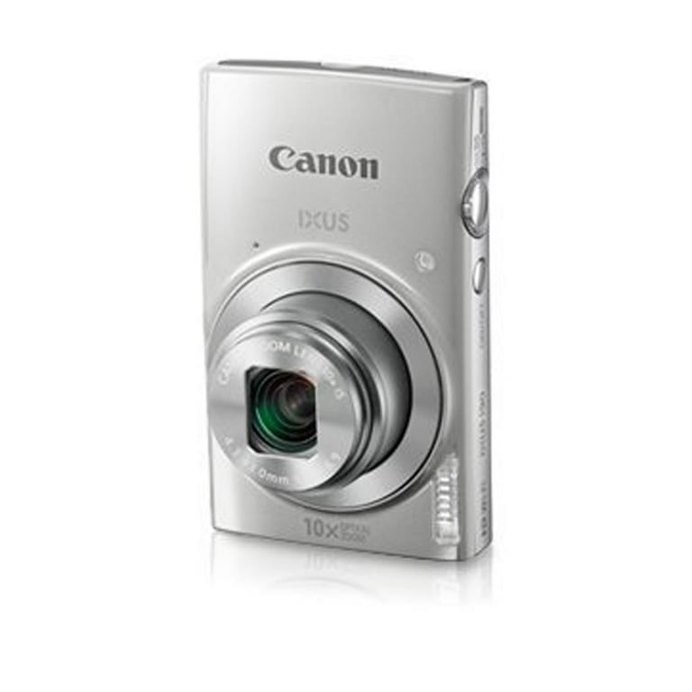 Canon IXUS 190 (Silver) Compact Digital Camera Bundle w/32GB