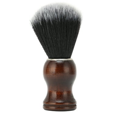 Shaving Brush for Men, Hair Shaving Brush Men Salon Barber Broken Hair Beard Shave Brush with Wood Handle For Thick, Glossy Lathering