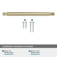 thumbnail image 4 of Amerock Balon 7-9/16 inch (192mm) Center-to-Center Golden Champagne Cabinet Pull, 4 of 6