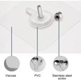 thumbnail image 4 of 10 tornillos adhesivos para pared, clavos para colgar, pegatinas sin tornillos impermeables sin perforación para colgar ganchos de tornillo adhesivos resistentes para montaje en pared sin rastro, 4 of 5