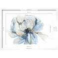 thumbnail image 5 of Art.com Blue Blub Flower Art Print by Asia Jensen, White Frame Wall Art, 23" x 17", 5 of 5