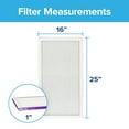 Filtrete 16x25x1 Air Filter, MPR 1500 MERV 12, Advanced Allergen Reduction, 4 Filters