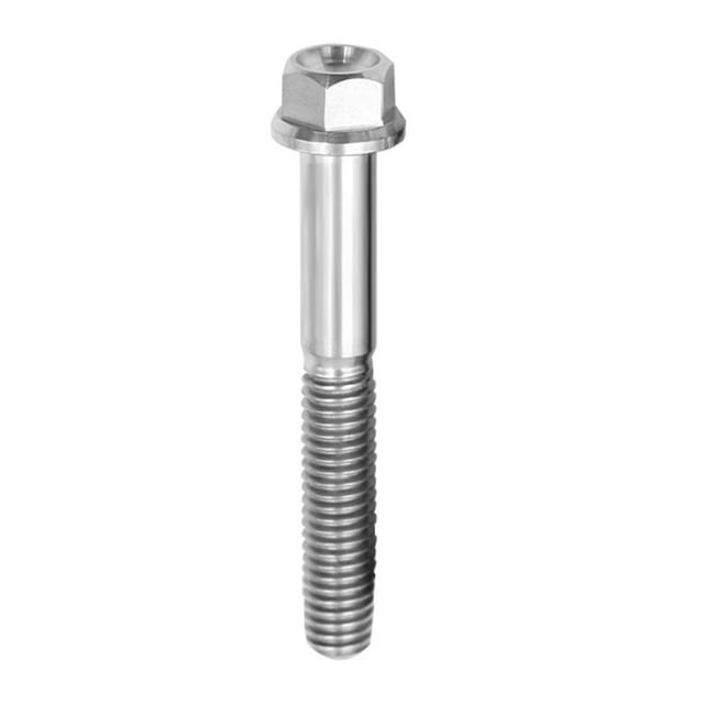 de perno de brida de cabeza hexagonal M6, proporciona una reducción de peso de imadamente un 50% en comparación con el acero debido al M6 x 65 Macarena tornillos de brida