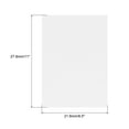 thumbnail image 2 of Uxcell Colored Vellum Paper, 50 Sheet Silver Transparency 8.5 x 11 Printable Vellum Paper, Translucent Sheets for Invitations, 2 of 7