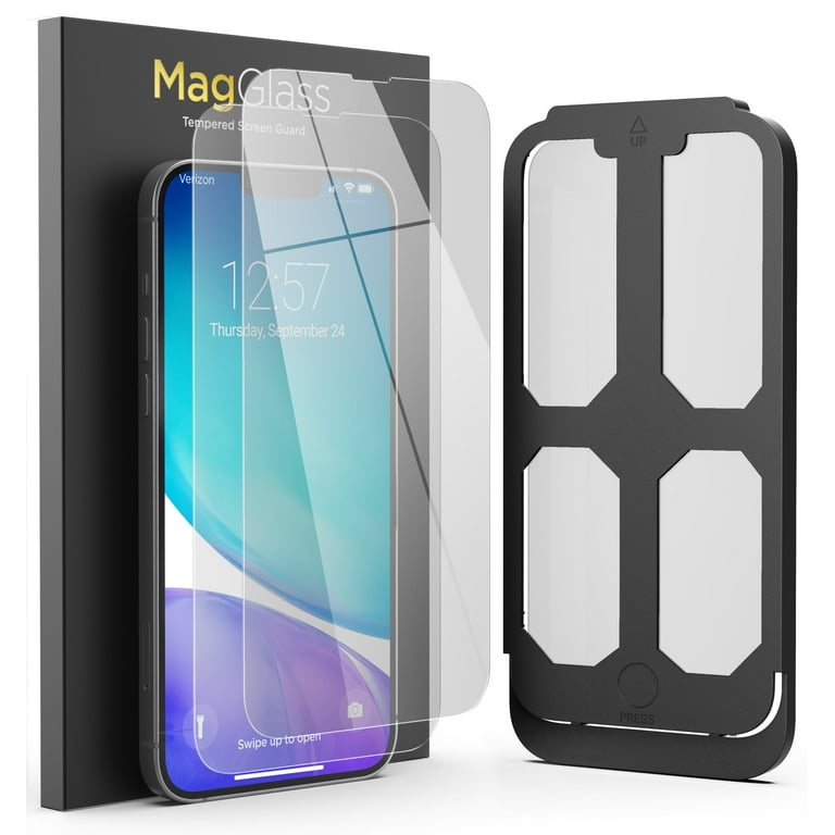 MagGlass 2 Pellicole In Vetro Temperato Per IPhone 14 Plus, Con Applicatore, Alta Trasparenza, 9H, Antigraffio, Resistente Alle Impronte - 4