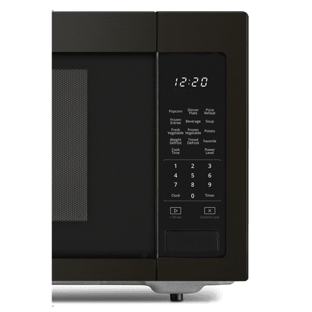 Whirlpool - 1.6 Cu. Ft. Microwave with Sensor Cooking - Black Stainless Steel