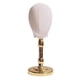 thumbnail image 1 of Cabeza de maniquí multiusos para sombreros, soporte de mesa para peinado y secado. oro, 1 of 9