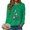 Green, variant on Christmas Sweatshirts Women Merry Christmas Pullover Tops Glitter Merry Tshirt Xmas Gift Tops Tee Sweatshirts Women (Green,M)