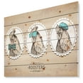 thumbnail image 1 of Design Art - Coq vintage Dessiné à la Main style hipster, 1 of 5