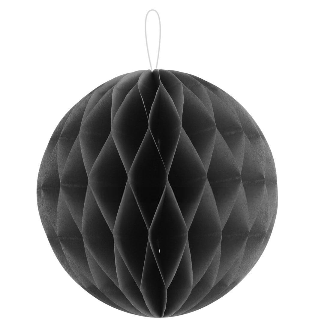 Party Paper DIY Craft Hanging Decor Honeycomb Ball Lantern Black 8 Inches 10pcs