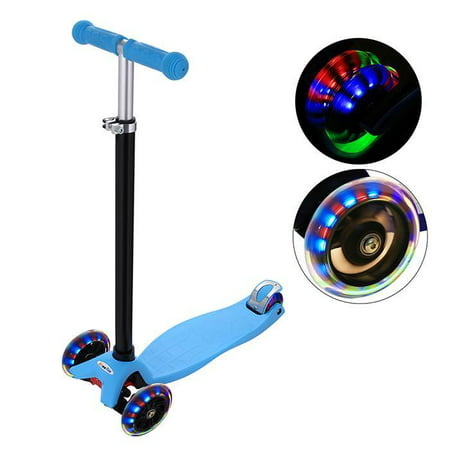 Aluminum Alloy Kick Scooter T Style Handle Bar Gifts for Children Kids Boys Girls