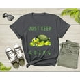 thumbnail image 4 of Just Keep Going Cute Turtle Tortoise Motivational Inspire T-Shirt Tortoise Quote Lover Gift T Shirt for Men Women Kids Boys Girls Tshirt, 4 of 7