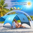 thumbnail image 3 of Carpa de playa Flycoop, 230 x 150 x 135 cm, con protección UV, color azul, 3 of 9