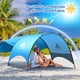 thumbnail image 3 of Carpa de playa Flycoop, 230 x 150 x 135 cm, con protección UV, color azul, 3 of 9