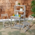 thumbnail image 2 of SAFAVIEH Griffen Balcony Convertible Dining Cabinet, Ash Grey, 2 of 12