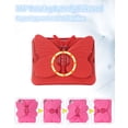 thumbnail image 7 of GSFY Case Compatible with iPad Air 11 inch M3 2025 / M2 2024, iPad Air 10.9 4th&5th Gen 2022/2020, Light EVA 360° 3D Butterfly Kickstand Shockproof Case Cover with Pencil Holder, Red BTFLY, 7 of 7
