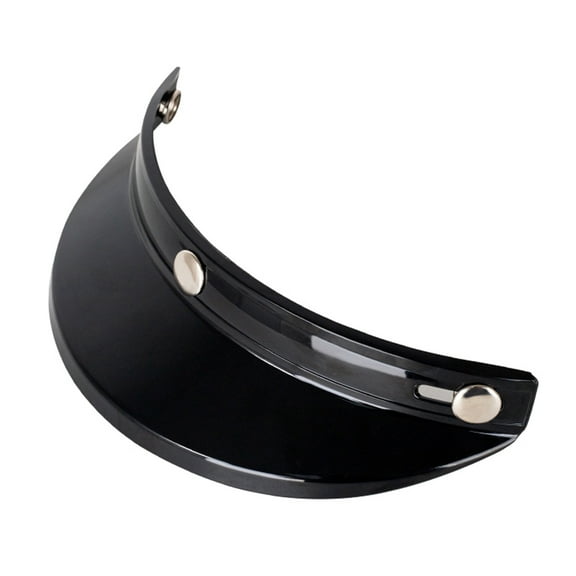 UNTERING Helmet Brim 3 Snap-Button Up Shield for Open Face Motorbike Helmet Half Open Face Helmet Brim