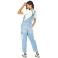 thumbnail image 3 of Celebrity Pink Boyfriend Cargo Overalls, Women's and Women's Plus, 3 of 4