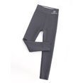 thumbnail image 1 of Innerwin Pants Solid Color Kids Trousers Winter Fleece Plain Leggings Velvet Gray 150cm, 1 of 4
