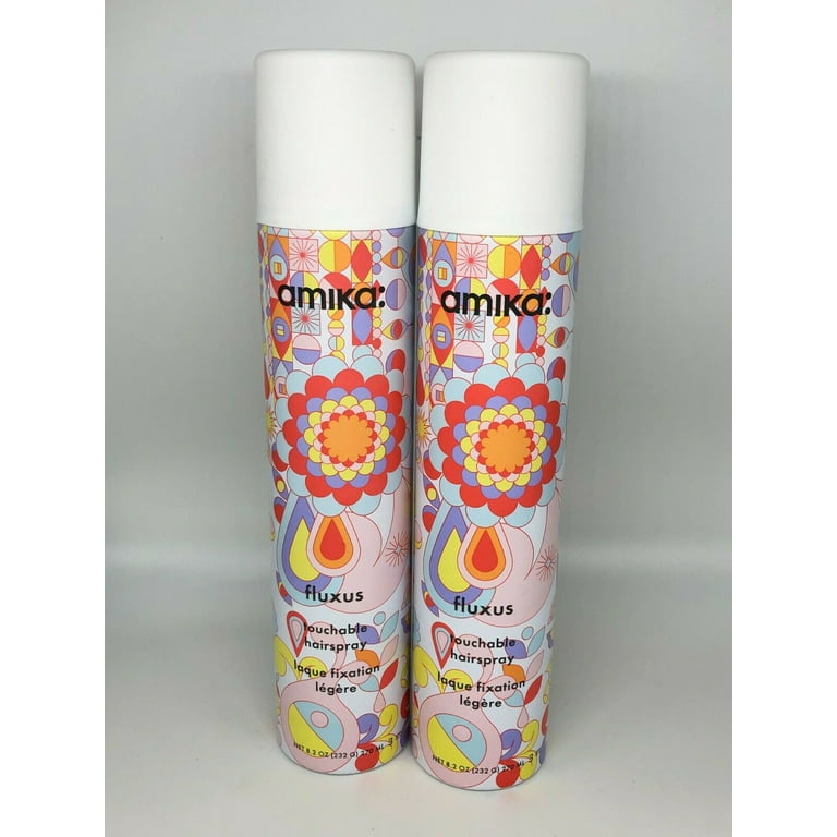 Berettigelse Rektangel forholdsord Amika Fluxus Touchable Hairspray 8.2 oz ( 2 PACK ) - Walmart.com