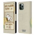 thumbnail image 1 of Head Case Designs Officially Licensed Peanuts Snoopy Hug Warm Leather Book Wallet Case Cover Compatible with Apple iPhone 11 Pro, 1 of 6