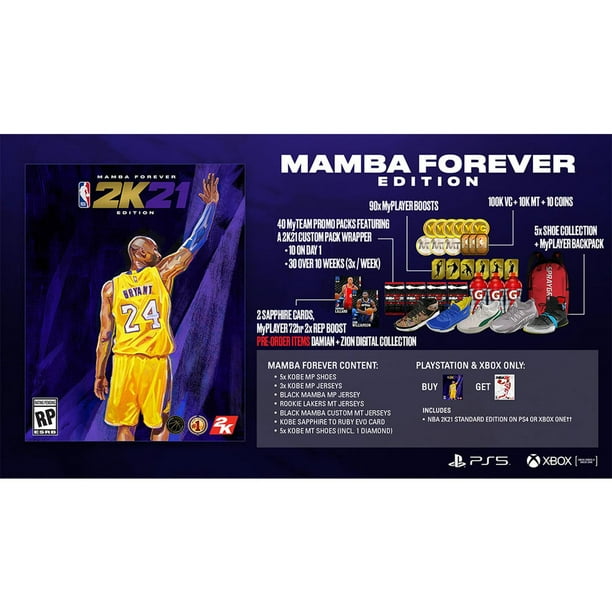 Nba 2K21 Mamba For Ever Edition Ps5 S001 Take-Two TAPS5-57715