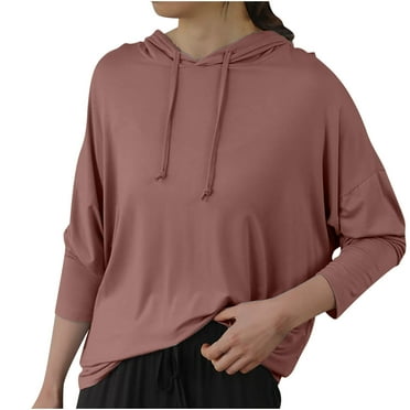 Annhoo Oversized Sweatshirt for Women Fall Lightweight Long Sleeve Hoodies Casual Loose Thin Vacation Outfits