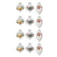 thumbnail image 1 of Adornos de PET transparentes y ecológicos para decoraciones festivas y fiestas, bolas navideñas irrompibles estilo 6165, paquete de 12, 1 of 8