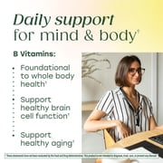 MegaFood Balanced B Complex - 8 B Vitamins - Vitamin B6 & B12 - Vegan - 60 Servings