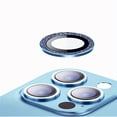 thumbnail image 2 of CNKOO Blue Sparkling Artificial  Protective Film For IPhone 15 14 13 12 11 Promax Plus Rear Camera Lens Ring Camera Film ZZZ, 2 of 5