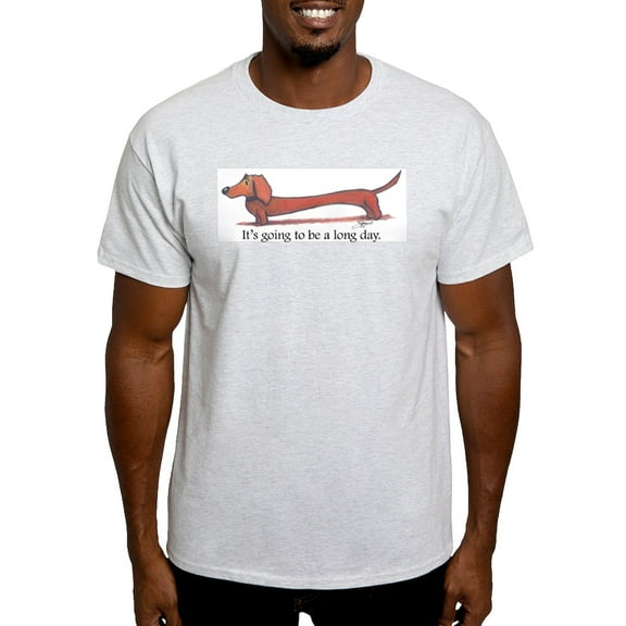 CafePress - Long Day Dachshund T Shirt T Shirt - Men's Classic Graphic T-Shirt