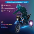 thumbnail image 2 of JoyWheels 36V Electric Motorcycle For Kids, 350W Motor Electric Dirt Retro Bike With Headlights, Leather Seat, Max Speed Up 13.67 Mph, Max Weight Support 132 LB, Red 2 of 14