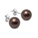 thumbnail image 1 of Aretes Zvezda Crystals Pearls Velvet Brown plata .925 Zvezda ZAR-PRL8-VEL-P, 1 of 3