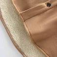 thumbnail image 6 of ZUKMRJPC Men's Corduroy Button Down Shirt Long Sleeve Fleece Lined Vintage Solid Color Shirts Casual Warm Thick Shirt Jacket with Pockets, 6 of 8