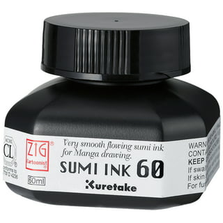 Yasutomo Liquid Sumi Ink, Black, 12 oz. 