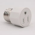 E27 Light Bulb Socket Adapter Polarized Light Socket Outlet Outlet for Patio