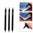 thumbnail image 4 of PRO Capacitive Resistive Stylus Universal 2 in 1 Compatible with Motorola One 5G/Edge/Edge+/Razr 2020/Z Flip/Z Play/Moto High Sensitivity & Precision 3 Pack! (BLACK), 4 of 5
