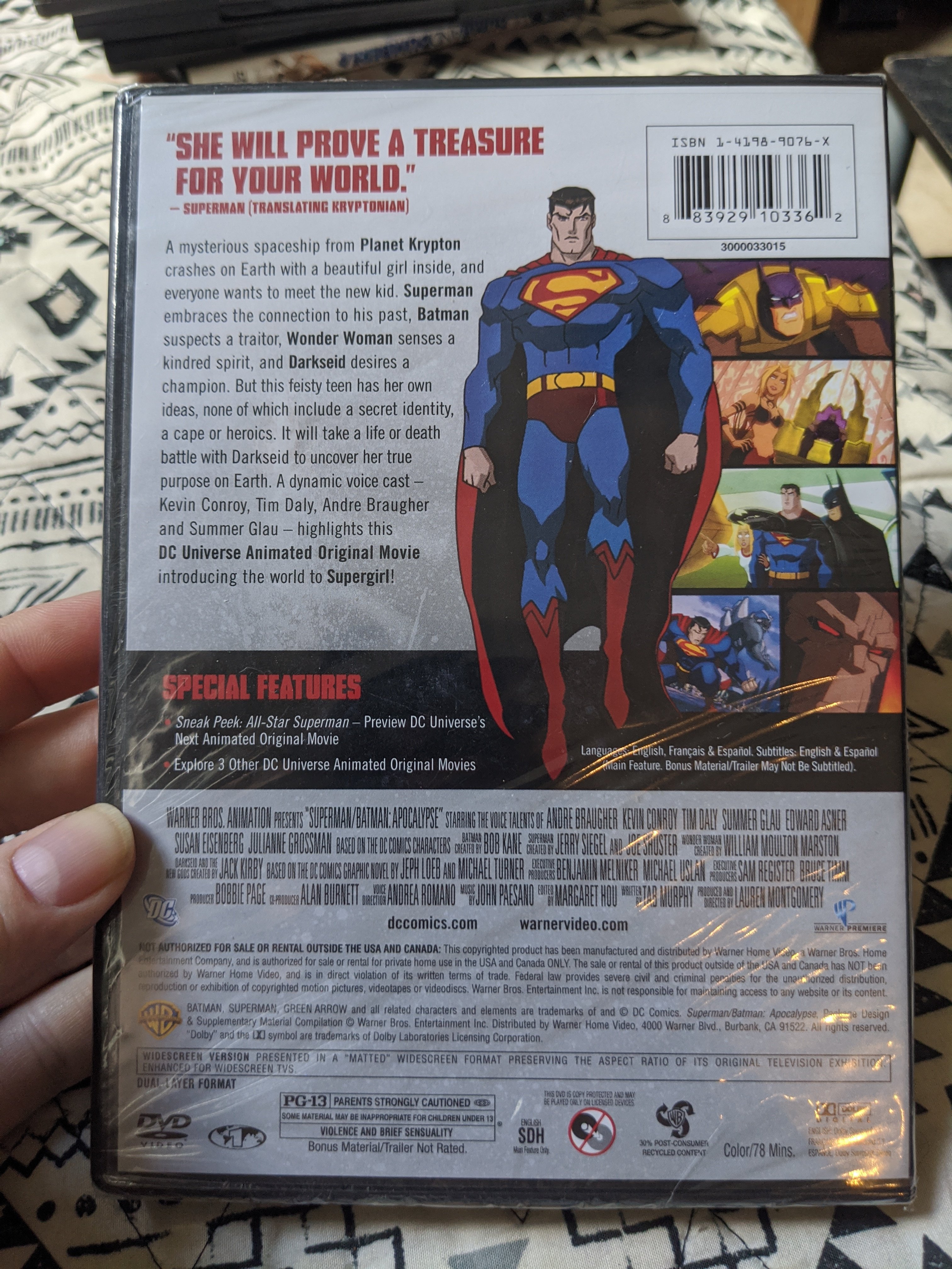 Superman / Batman: Apocalypse (DVD), Warner Home Video, Animation - image 2 of 2