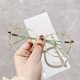 thumbnail image 2 of Adecuado para múltiples ocasiones Espejo Marco poligonal Marco de estilo coreano para hombres y mujeres Gafas de rayos de luz anti-azules de alta definición, 2 of 3