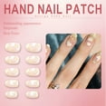 thumbnail image 5 of RAGUPEL 24Pcs Glue on Nails for Women,Stars and Clouds Almond Press on Nails,Glossy Design Stick on Nails for Women,False Nails for Daily Life,Dating and Gatherings,Style1, 5 of 7