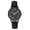 Black, variant on Simple Black Background Large Dial Glass Mirror Watch Ladies Star Quartz Watch Frosted Leather Wristwatch