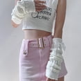 thumbnail image 4 of YooGuoGuo Cute Y2K Bowknot Arm Warmers Kawaii Half Finger Adorable Accesspties for Teen Girl Glove Gyaru Arm Sleeve Harajuku, 4 of 4