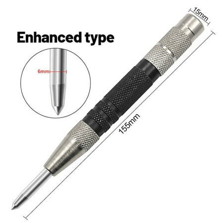 

for Marking Emergency Survival Automatic Center Punch Locator Silver Black