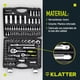 thumbnail image 2 of Juego De Dados 108 Pzas Klatter Autocle Herramientas Estuche Klatter uego de Herramientas Kit Dados Maletín 108 piezas, 2 of 6