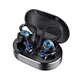 thumbnail image 1 of Auriculares Deportivos Inalámbricos Bluetooth 5.3 Con Gancho Negro BLOOSOM Cancelación activa de ruido IPX5, 1 of 5