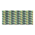 thumbnail image 1 of Modern Beach Towel, Illustration of Colorful Round Blots with Signs on the Background, Quick Dry Soft Ultra Compact Microfiber for Camping Sports Yoga Hiking, Pale Tan and Multicolor, by Ambesonne, 1 of 2