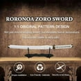 thumbnail image 3 of 31" Bamboo Roronoa Zoro Sword Wado Ichimonji with Belt Holder Stand, 3 of 5