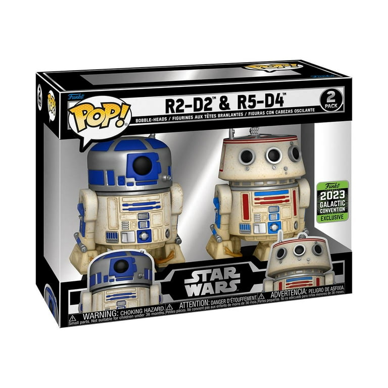 Funko POP Star Wars R2-D2 and R5-D4 Vinyl Bobble Head Funko POP Star Wars R2-D2 and R5-D4 Vinyl Bobble Head