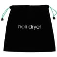 thumbnail image 1 of MasteelfCA 1Pc Smooth Safe Hair Dryer Organizer Hair Dryer Drawstring Bag for Home Black, 1 of 8